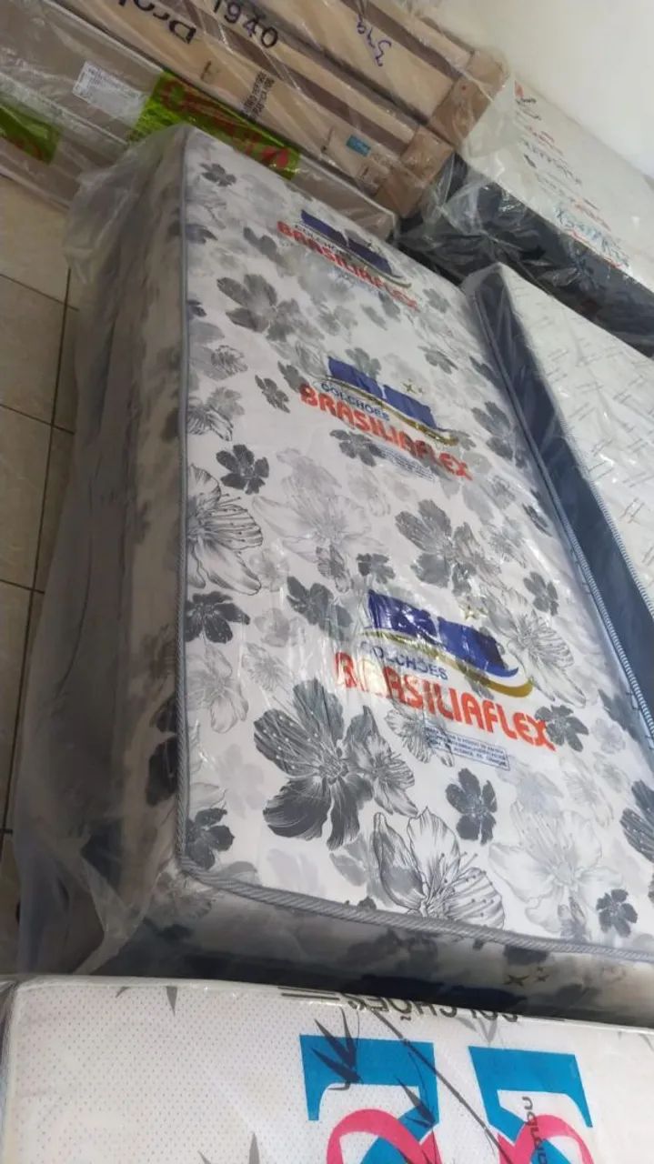 Cama box solteira espuma selada  - Foto 2
