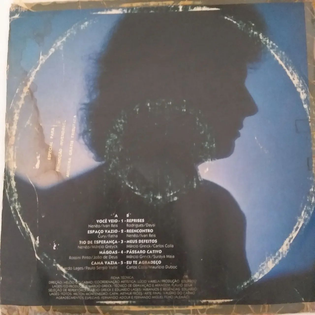 Disco de Vinil Márcio Greck Canção Eu te agradeço - Foto 2