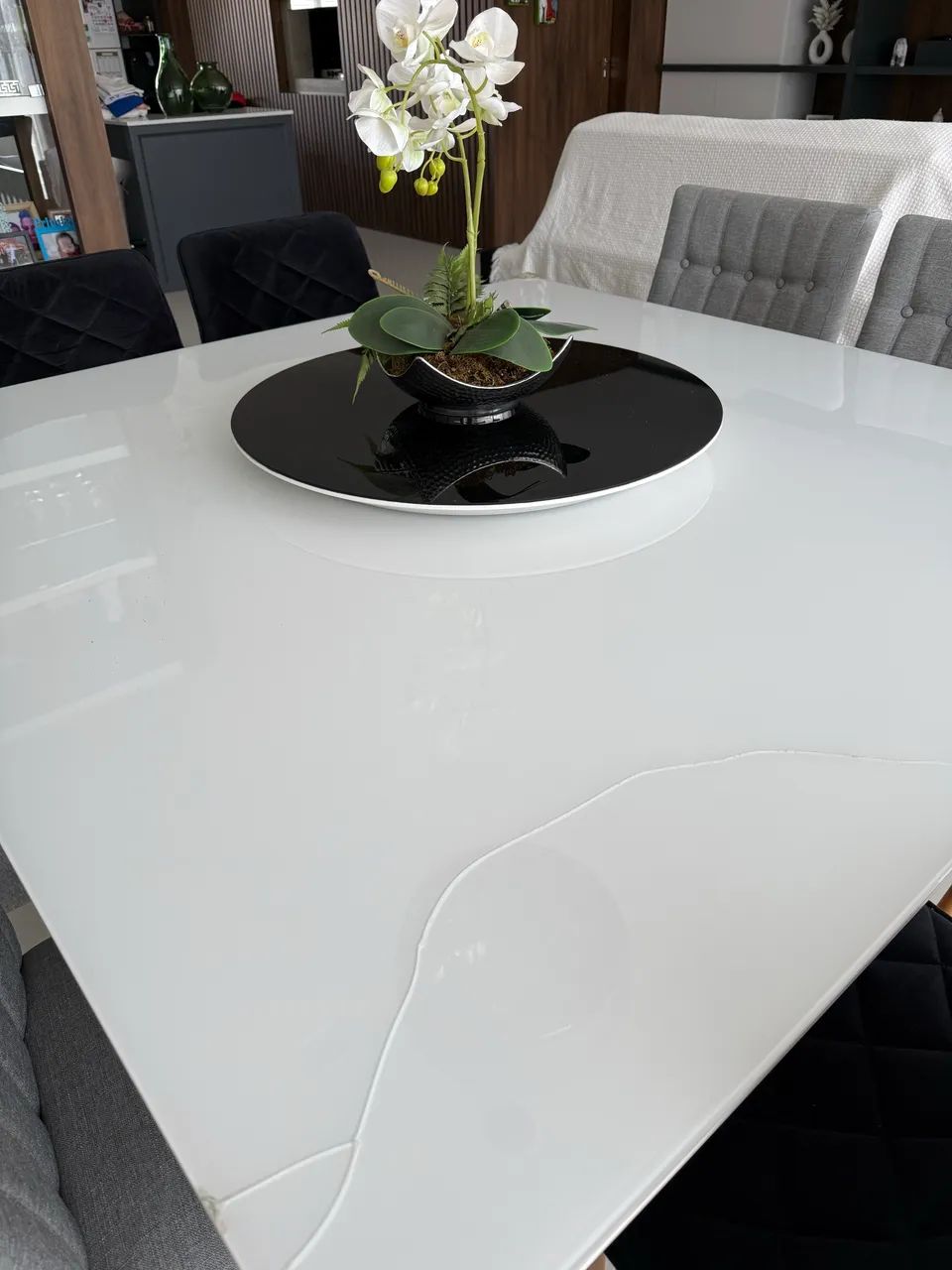 Square dining table with 6 chairs64573992980737121