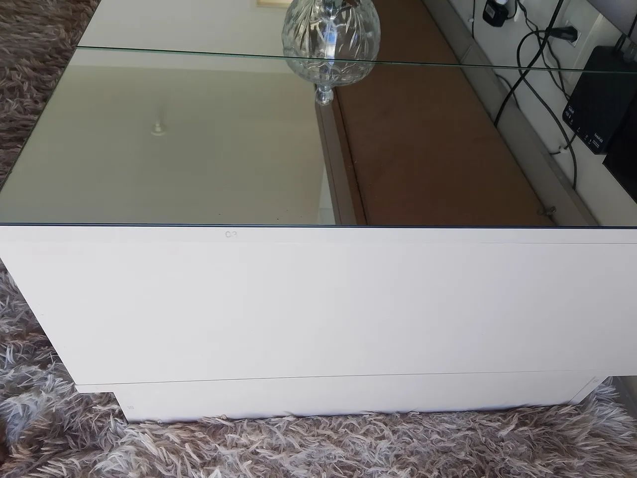 Mesa de Centro em Vidro com Design Moderno - Foto 2