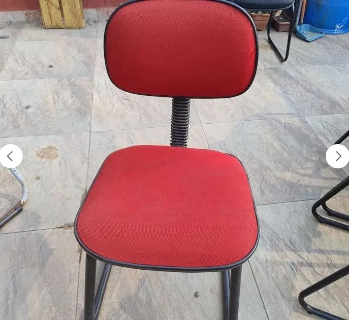 Red office swivel chair