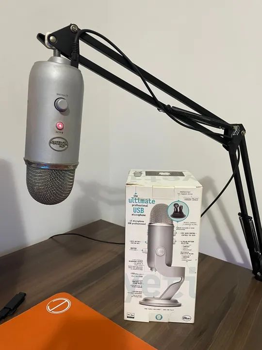 Microfone Blue Yeti USB - Foto 5