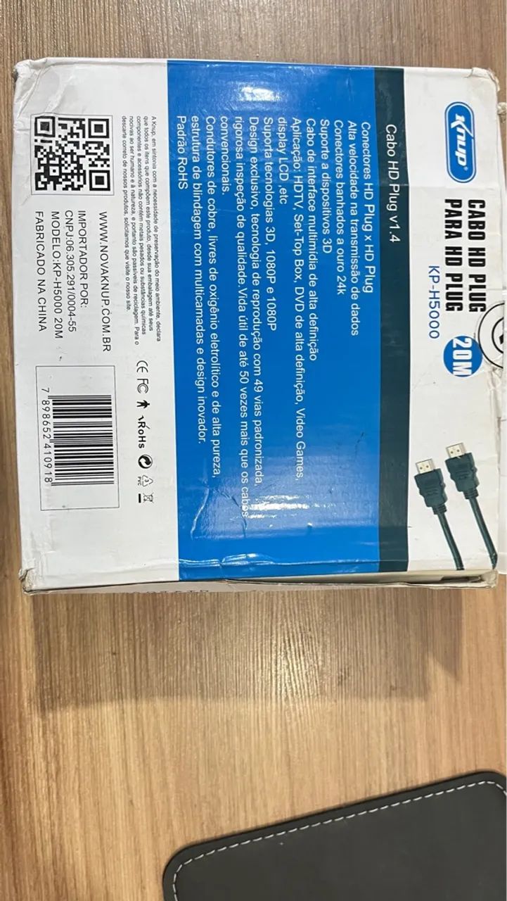 Cabo HDMI 20m  1080p K-H5000 - Foto 2