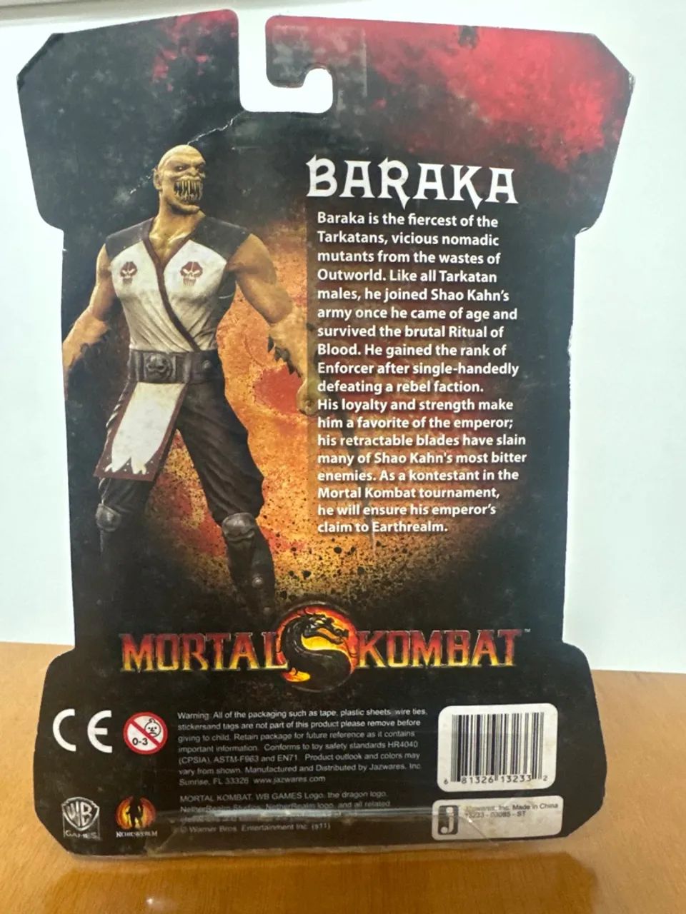 Action Figure Mortal Kombat Baraka - LACRADO - Foto 2