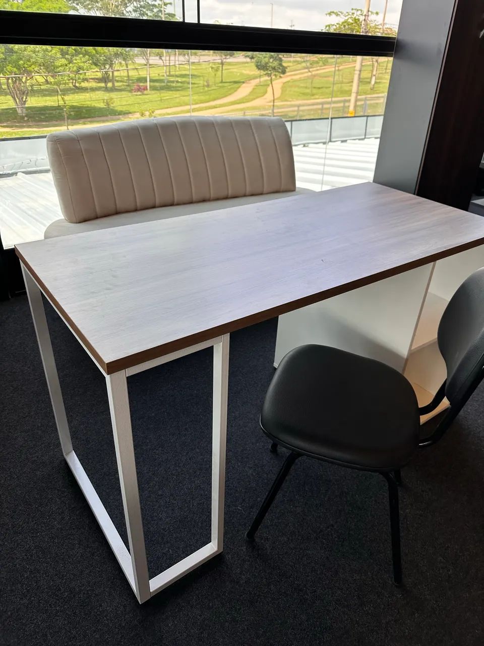 MESA VIENA DE ESCRITÓRIO COM GAVETAS E NICHO  - LOJA IKONMIXOFFICE 