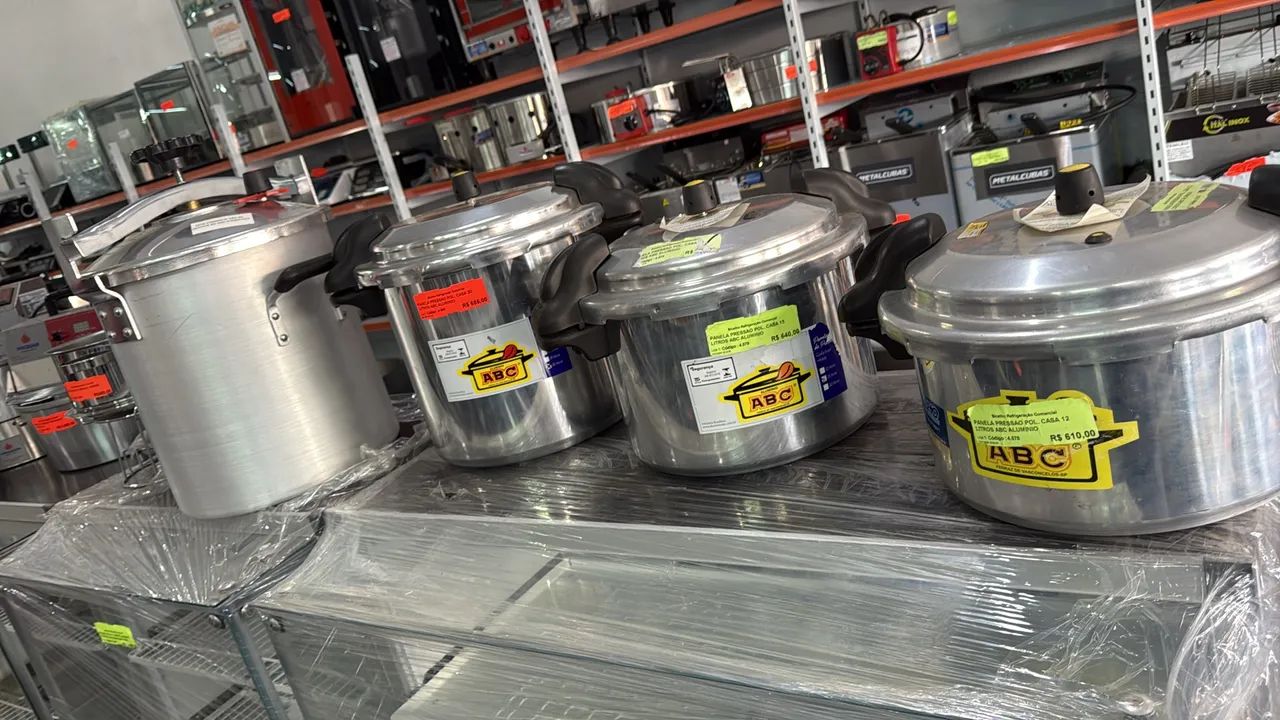 Panelas de Pressão Industriais ABC - Diversos Tamanhos