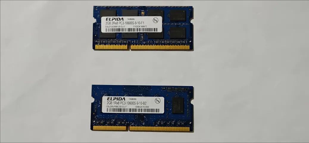 Memória ram para Notebook Elpida 2x2GB Ddr3 1333MHz 1.5v - Foto 2