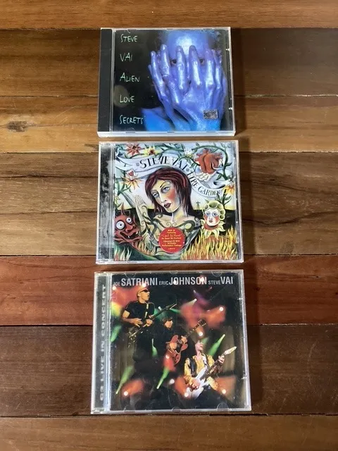 Steve Vai - Lote c/ 3 CDS