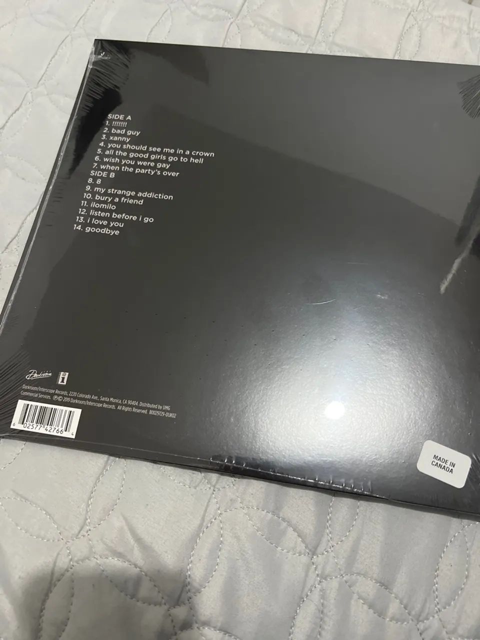 Billie Eilish When We All Fall Asleep, Where Do We Go?  Vinil LEIA - Foto 5