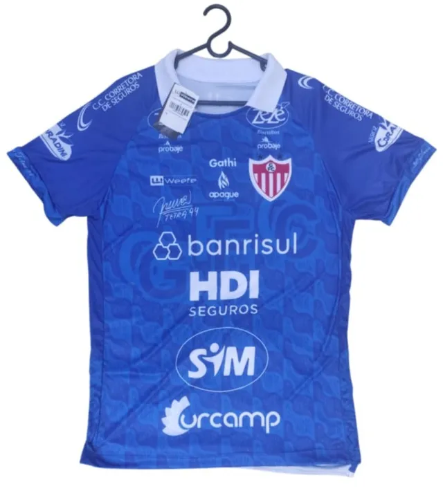 Camisa Guarany de Bagé Branco 1994 Comemorativa 30 anos Tetra Seleção Brasileira