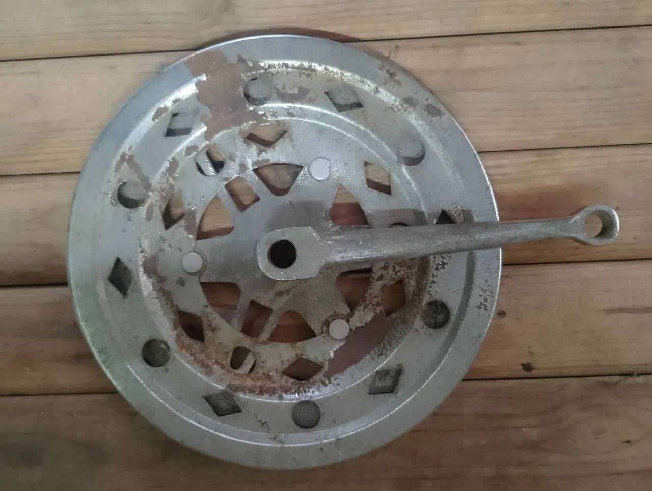 Pé de vela chaveta antigo 