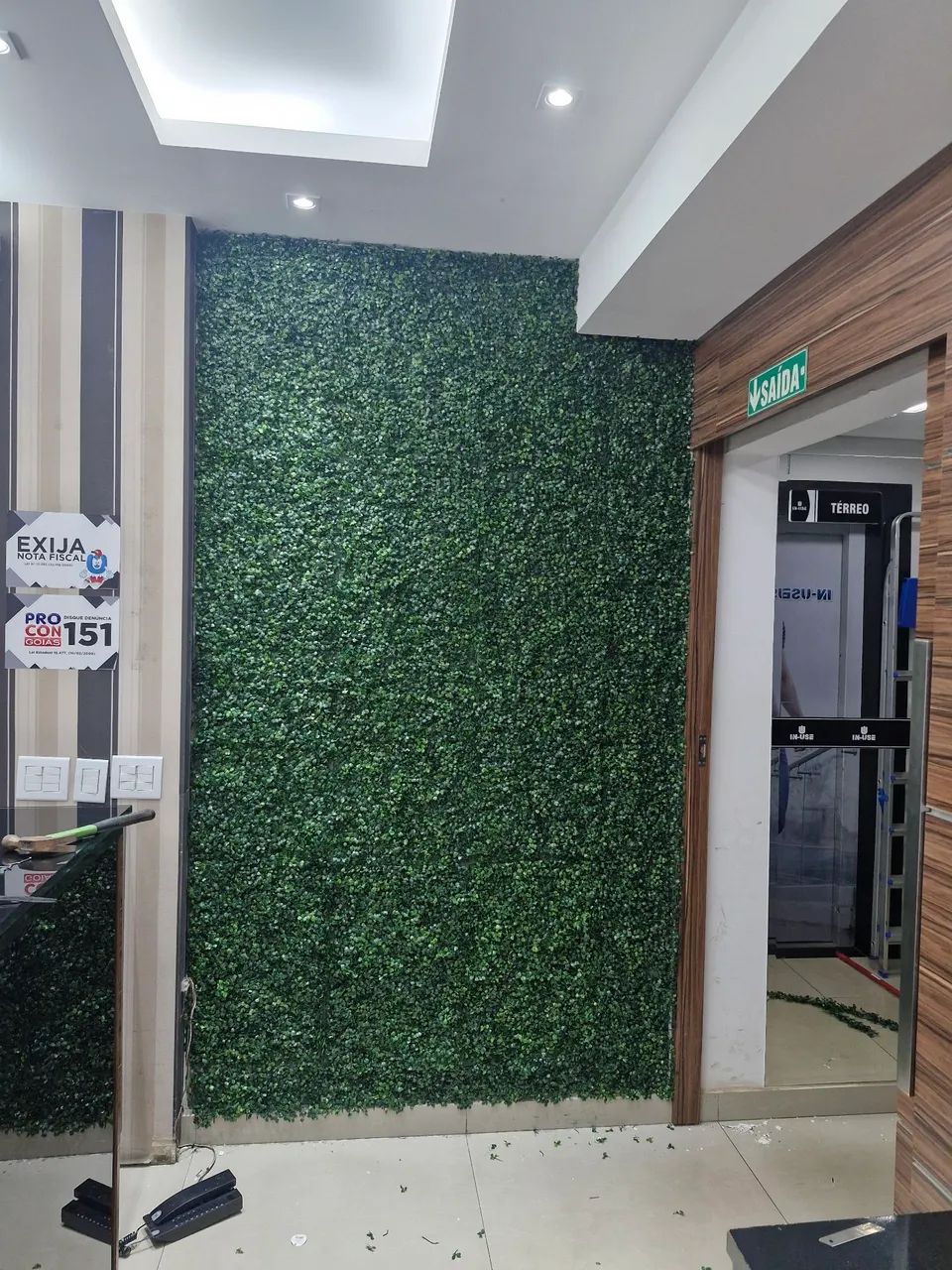 Muro Inglês e Jardim Vertical artificial  - Foto 4