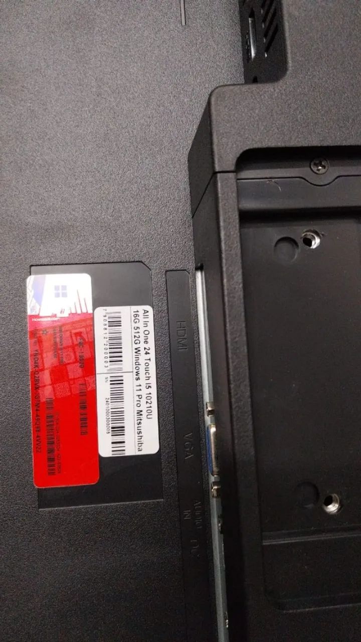 COMPUTADOR  ALL ONE 24 POLEGADAS  TELA TOUCH - Foto 5