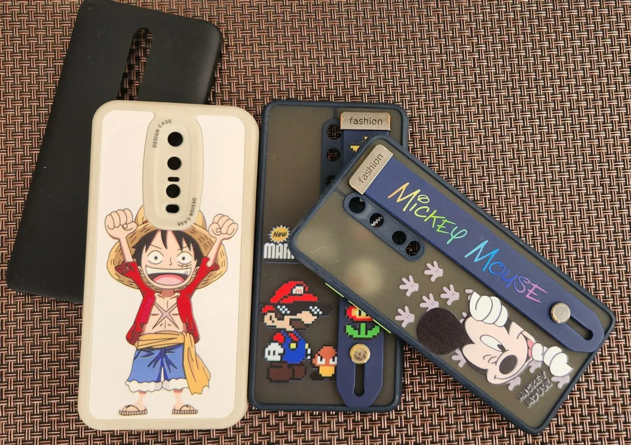 Capas de Celular Temáticas - Luffy, Mario e Mickey
