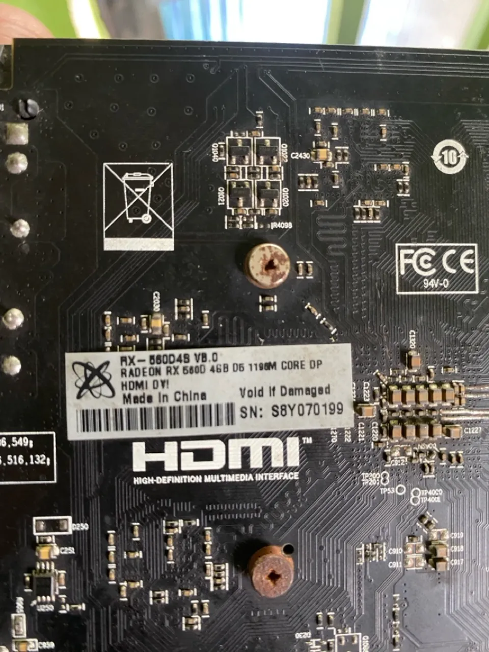 Placa de vídeo XFX 560 D 4GB