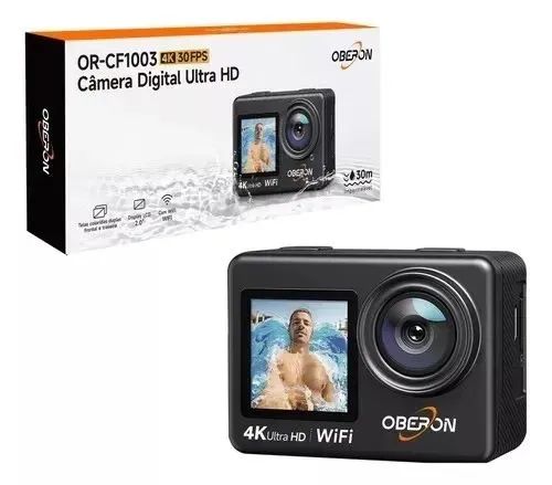 Câmera Filmadora Digital Sports Ultra-HD com WI-FI (Ac. cartões)