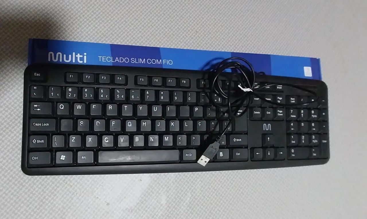 Teclado Slin com fio  - Foto 3