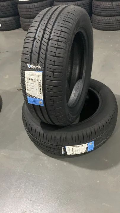 Pneu Remold 195/55R15 Longway/Pioneiro - Foto 3