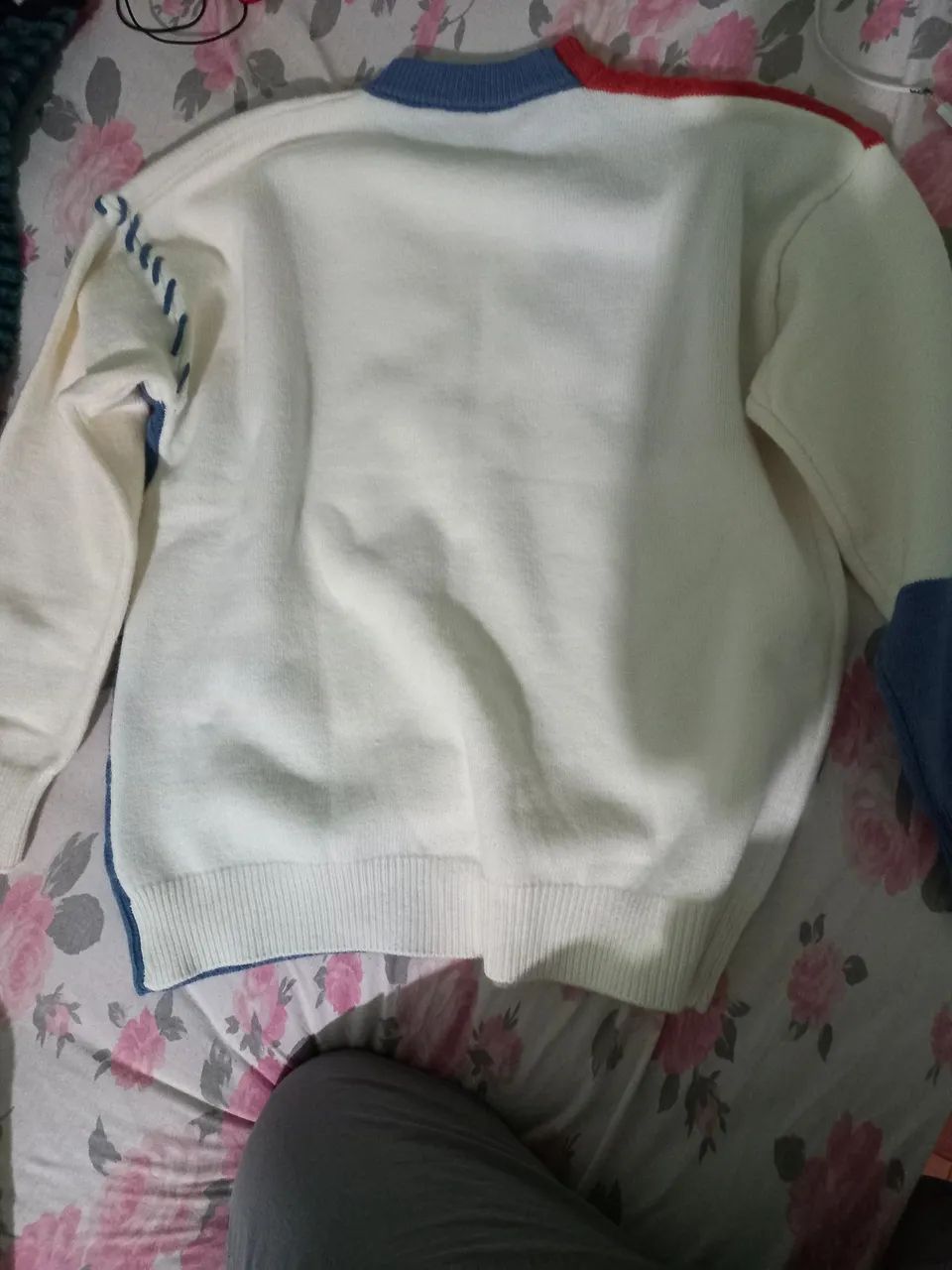 Blusa em Tricô Colorida - Masculina - Foto 2
