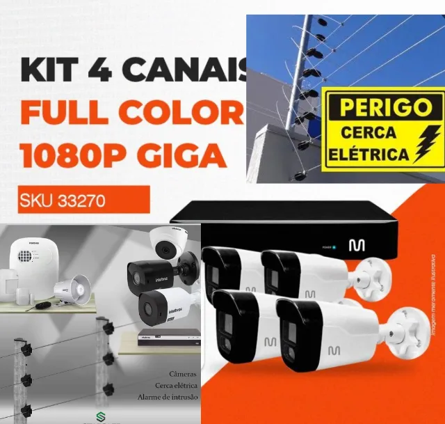 Cerca elétrica, câmera de segurança, instalação de câmeras de segurança, manutenção de