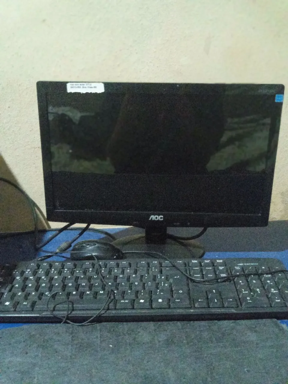 Computador Completo AOC com Monitor e Teclado