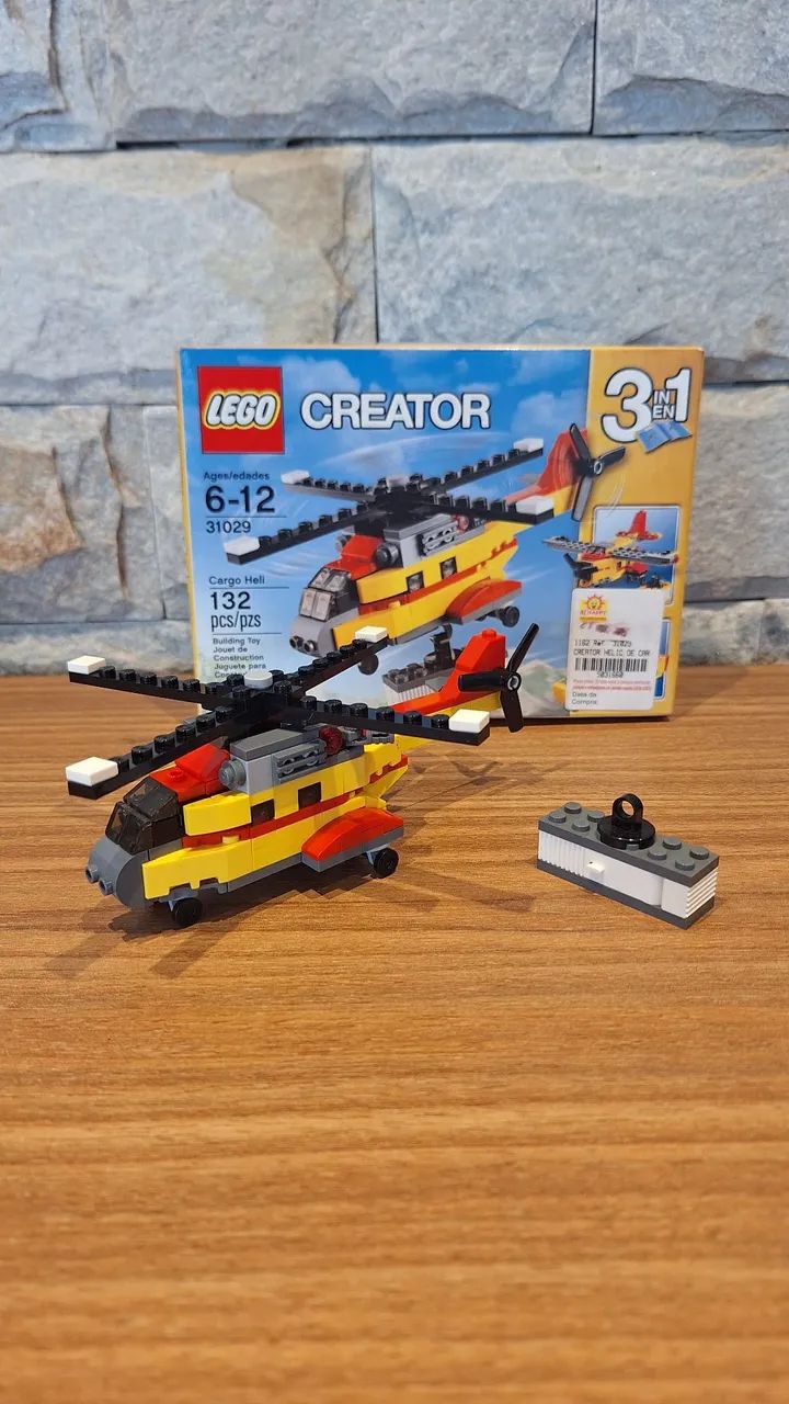 Lego Creator Helicóptero de Carga em 31029 Hobbies e