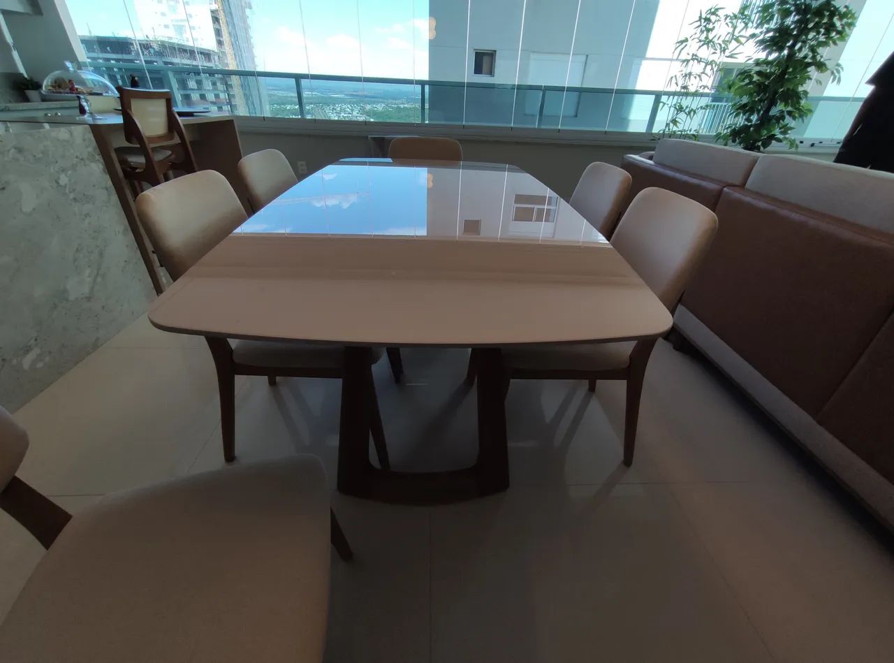 Mesa de jantar nova de madeira  - Foto 4