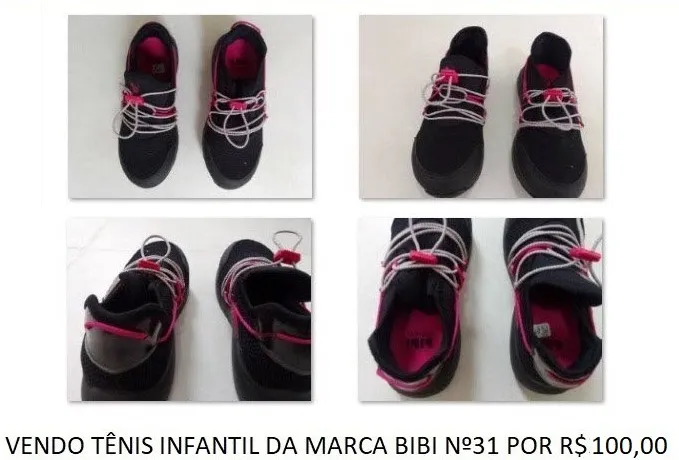 Tênis infantil da marca Bibi