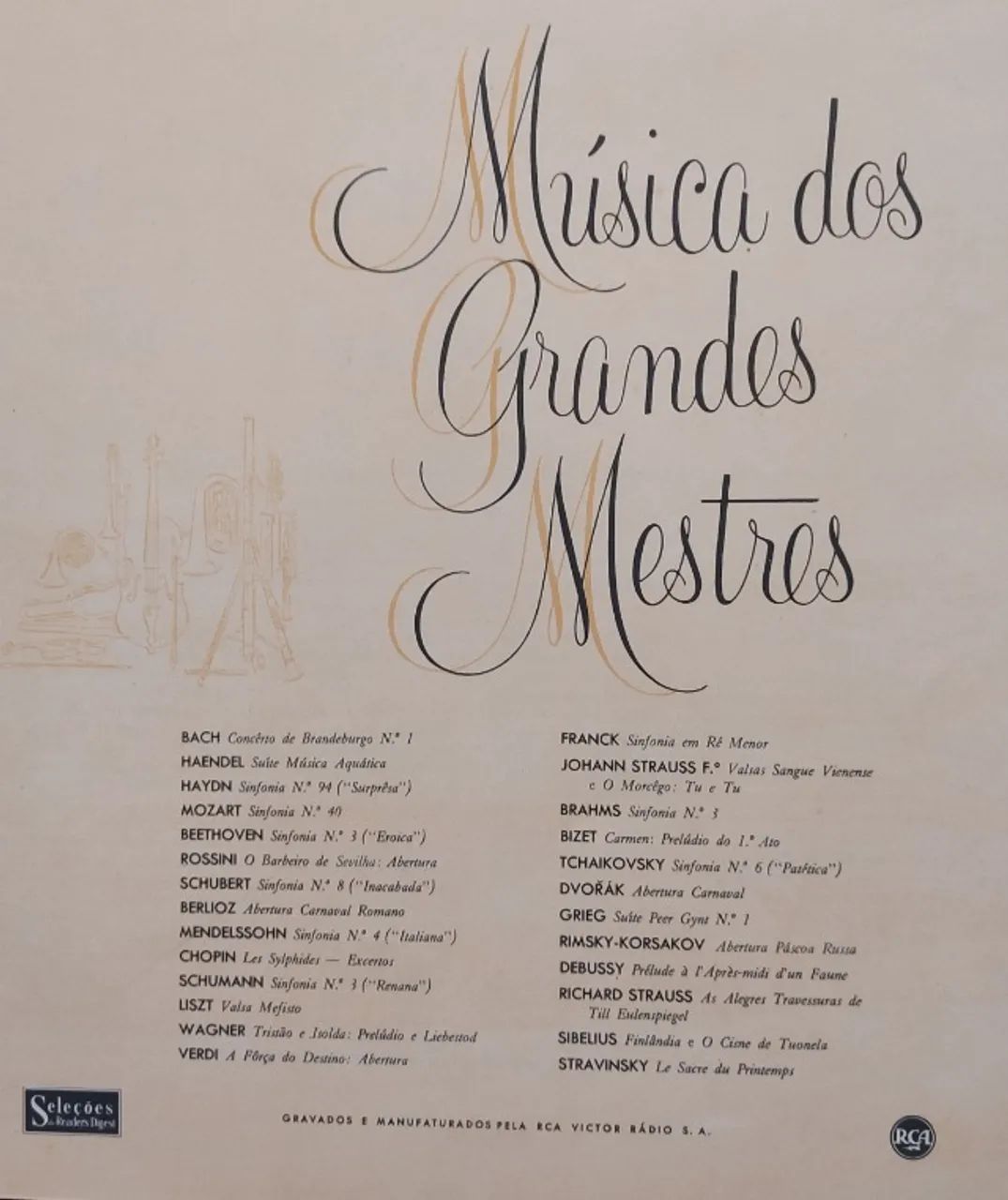 LP - Música dos grandes mestres - Foto 2