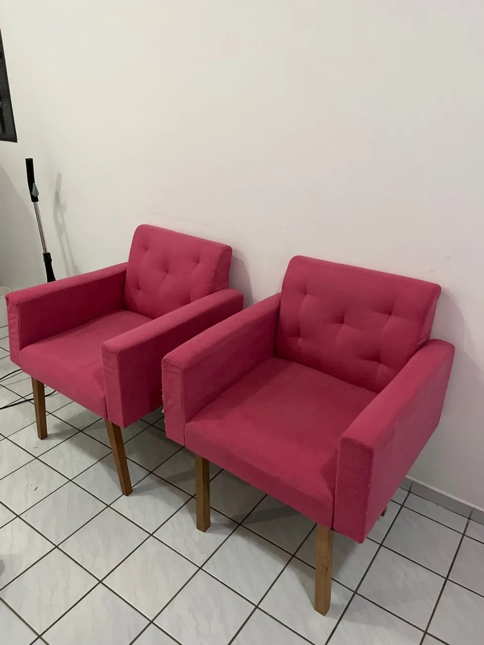 Poltrona Rosa Design Moderno