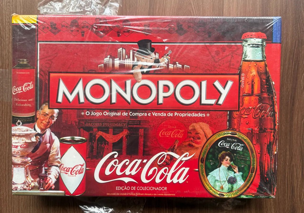 Monopoly Coca-cola Edição De Colecionador - Na Caixa