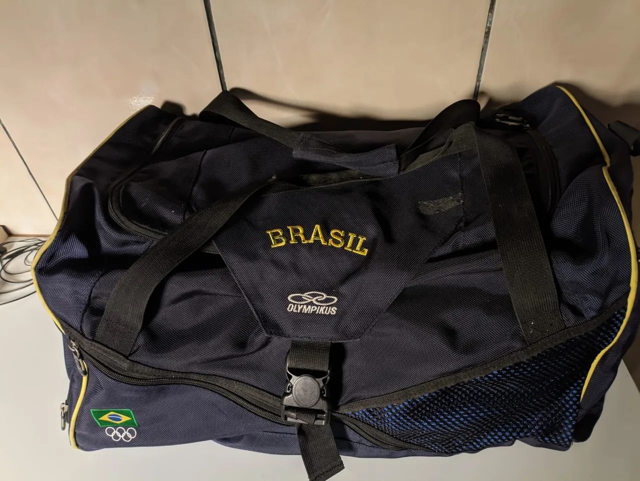 Bolsa grande para viagem Olympikus Brasil handebol 