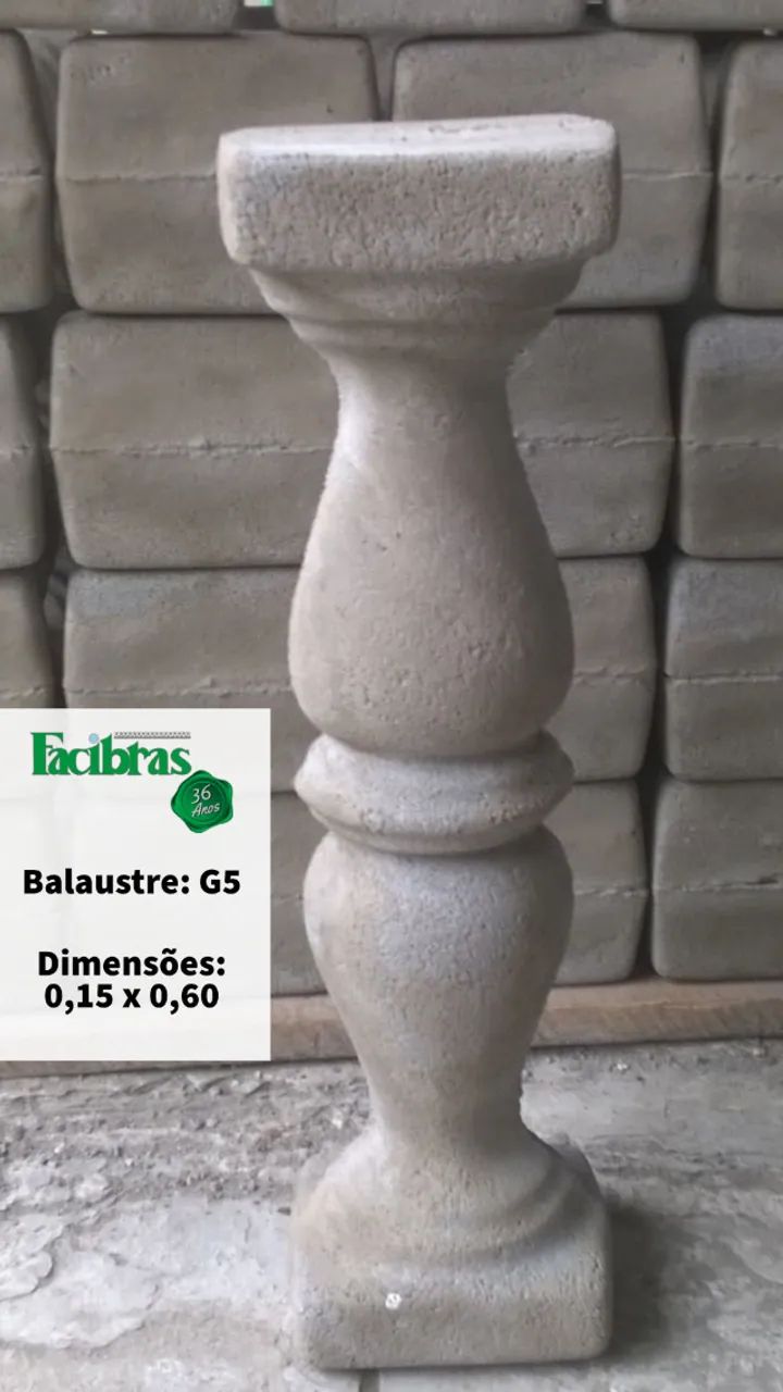 balaustre de concreto - Foto 3