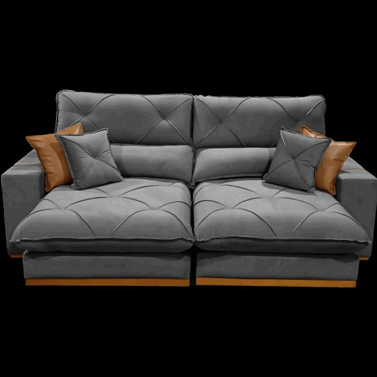 SOFÁ SUPER CONFORTO ALTA QUALIDADE ESP D33 MOLAS ENSACADAS 2.5 LAR SURPREENDA-SE!! UETYTY - Foto 4