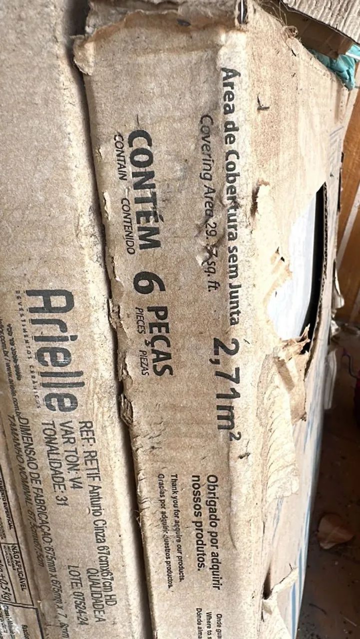 Porcelanato Retificado Arielle 67cm X 67cm, aceito cartão  - Foto 3