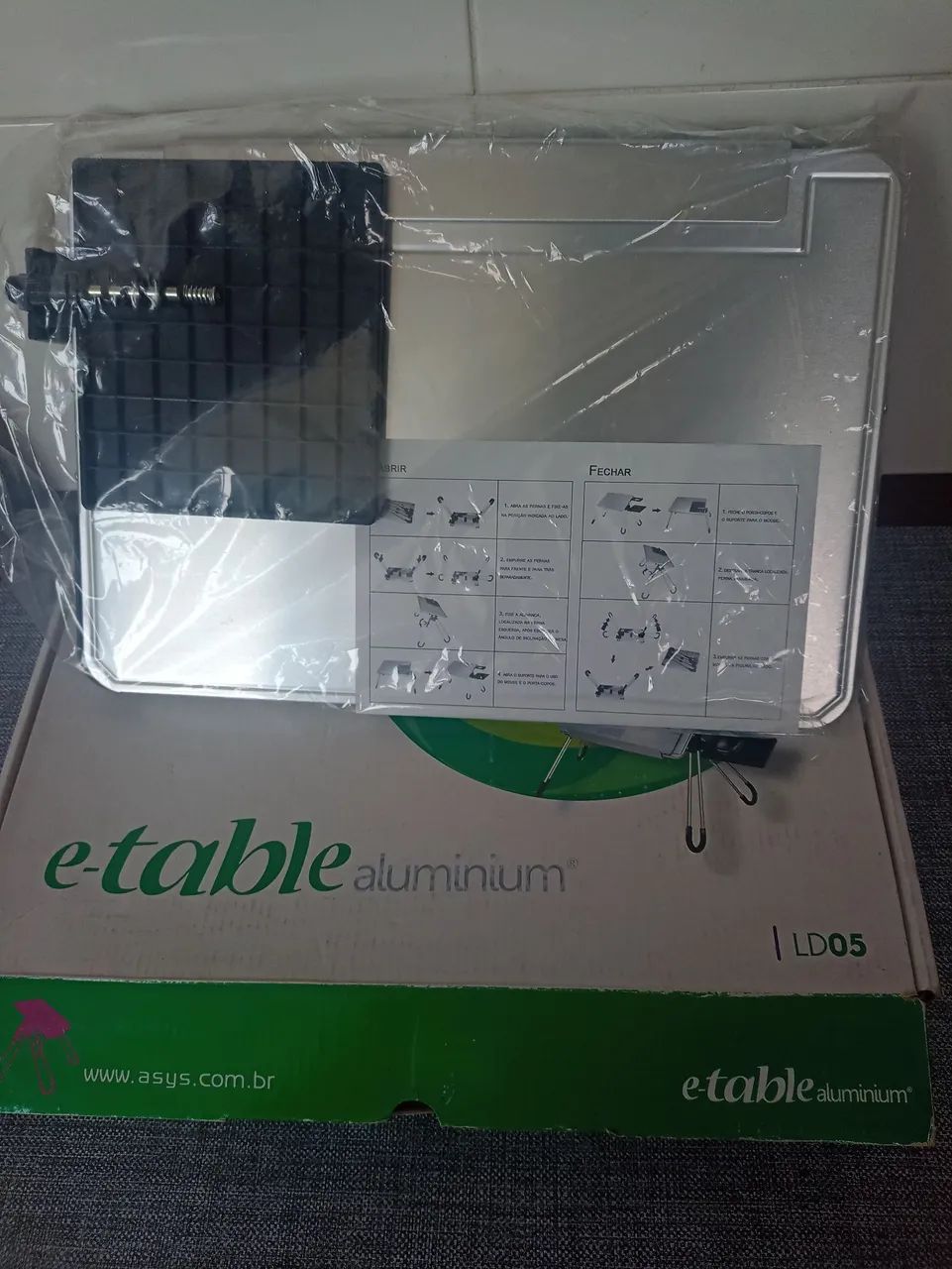 Mesa para Notebook E-Table Alumínio LD05 - Foto 2