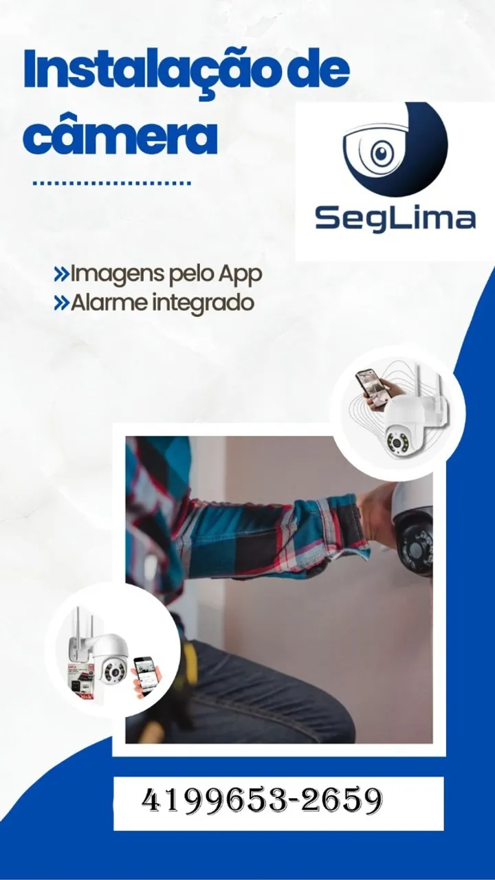 Instalação de Câmera de Segurança.