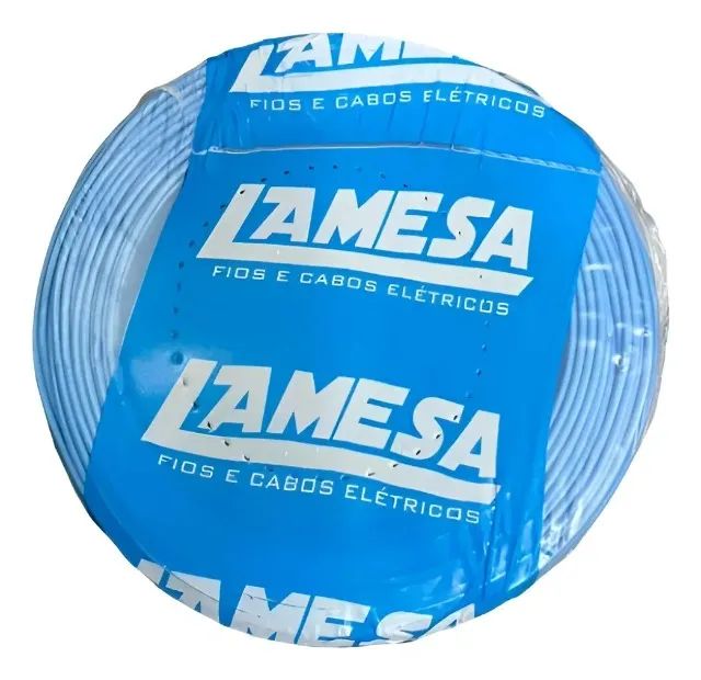 Cabo Flex 2,5mm Rolo 100mts Azul - Foto 2