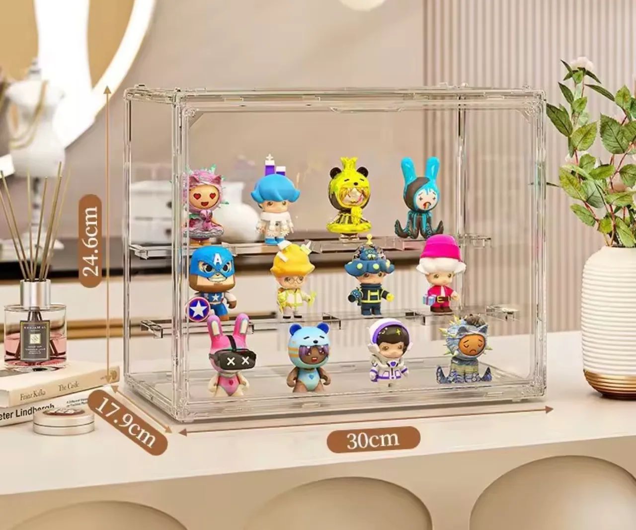 Expositor de acrílico - Sylvanian e Minifigures 