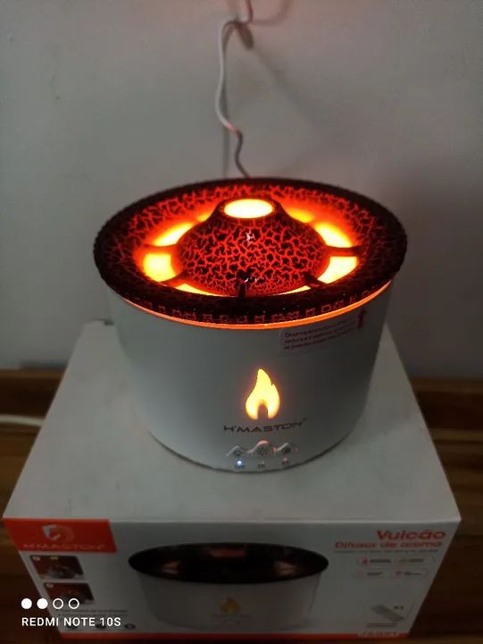Difusor de aroma vulcão para óleos essenciais e água/ SUPER PROMOÇÃO 