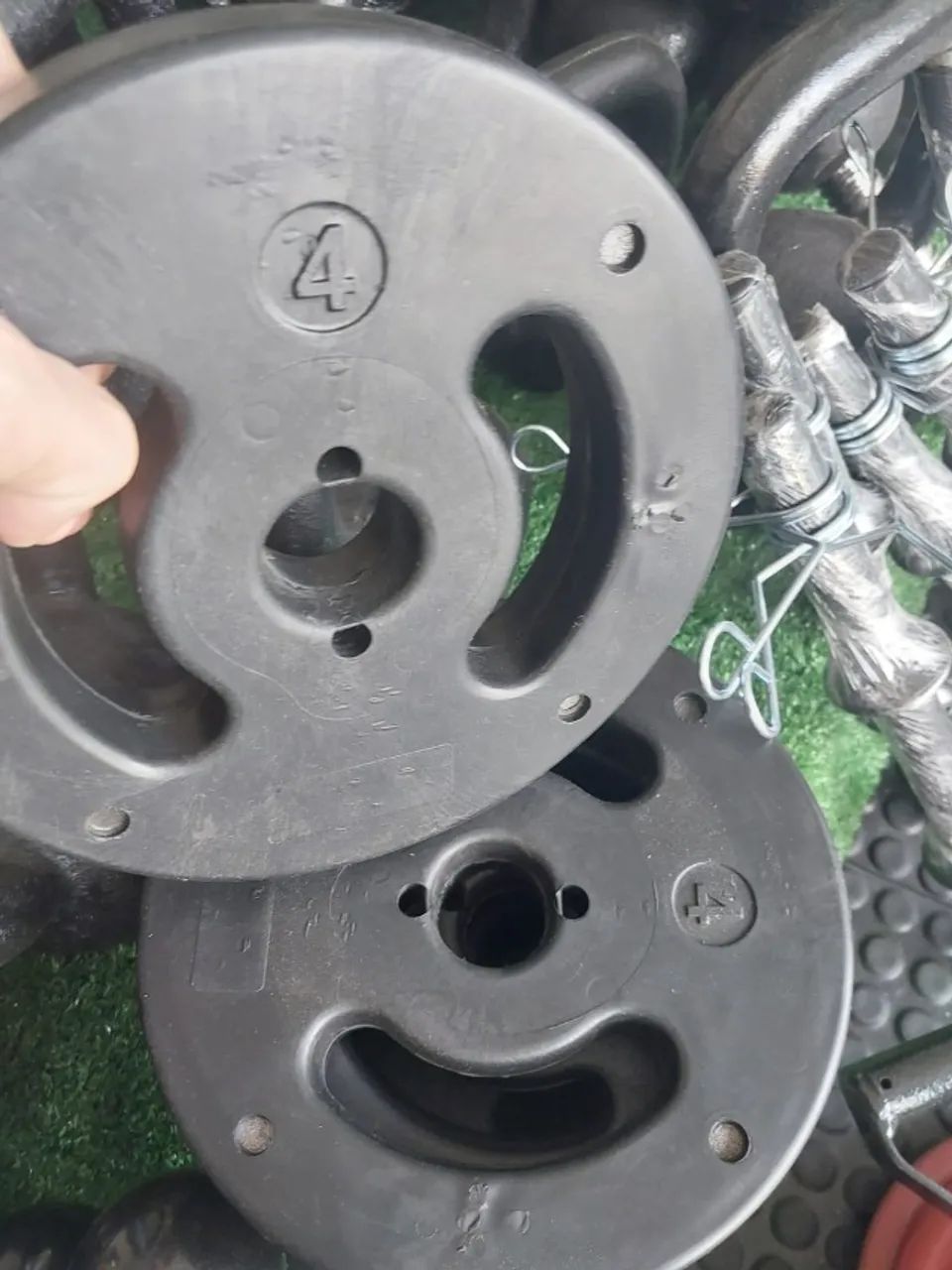 Anilhas injetadas 4kg - Foto 2
