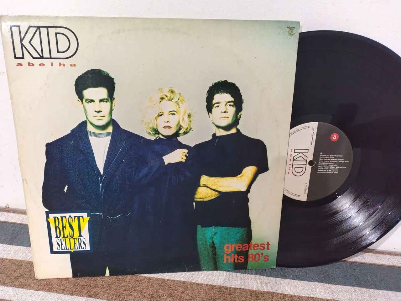 LP Disco de Vinil Kid Abelha - Greatest Hits 80's e Ie ie ie