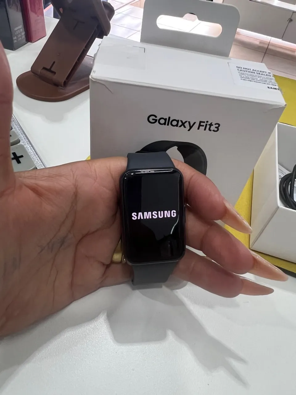 Smartwatch Samsung Galaxy Fit3 - Semi-novo