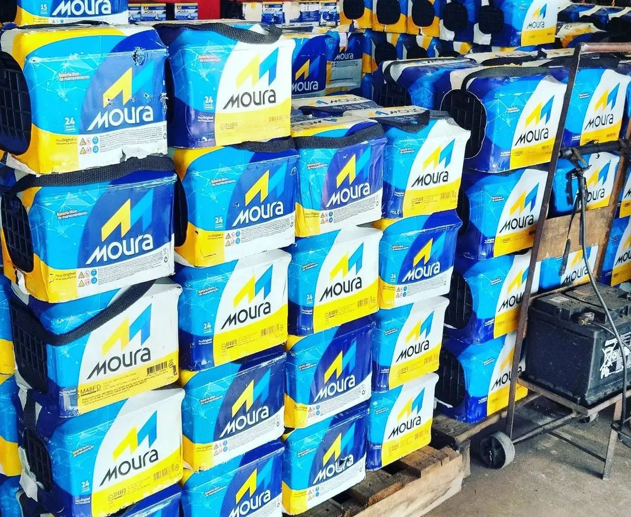 Bateria 60 ah Moura heliar Tudor zetta cral Arion entrega instalação grátis  - Foto 4