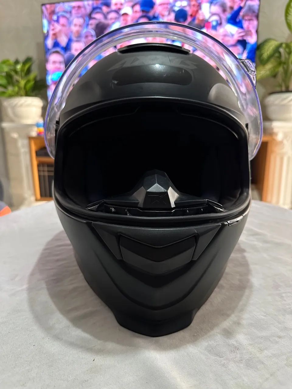 USADO - Capacete Asx Eagle Sv Com Oculos Interno - Foto 2