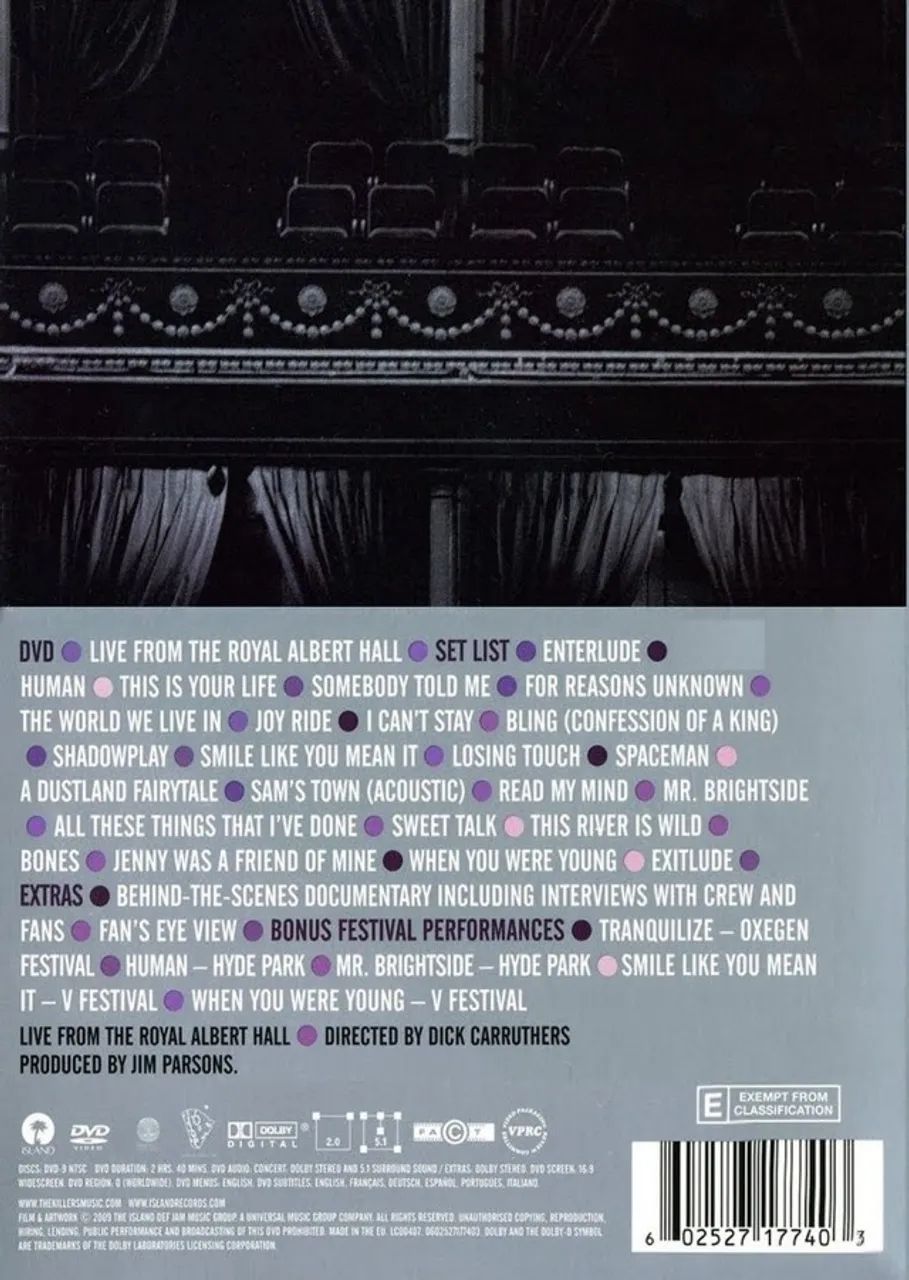 Dvd +cd The Killers - Live From The Royal Albert Hall - Foto 2