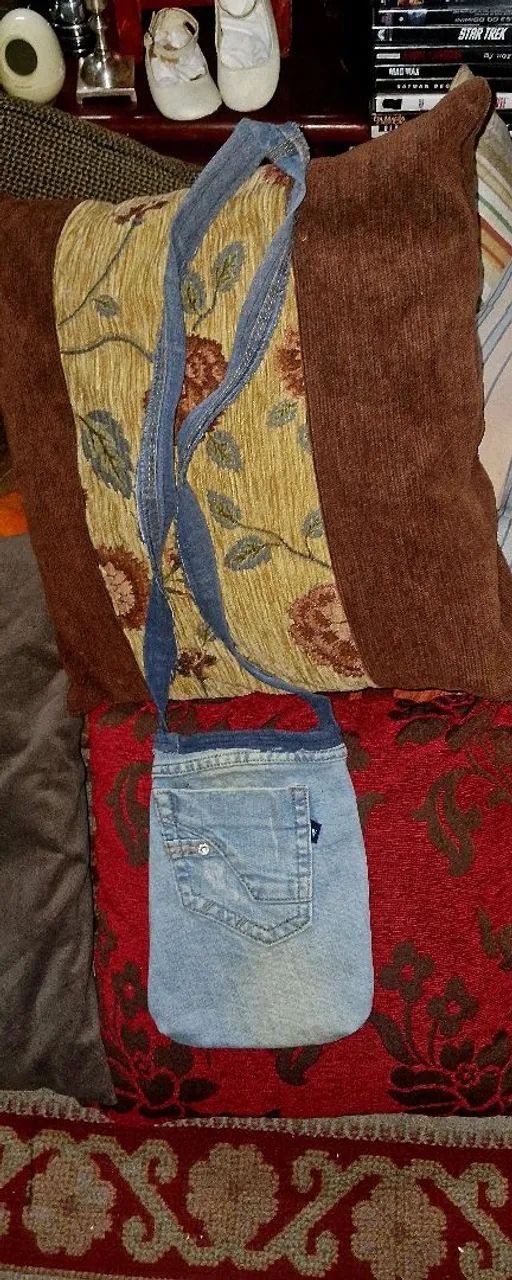 Bolsa jeans artesanal - Foto 2