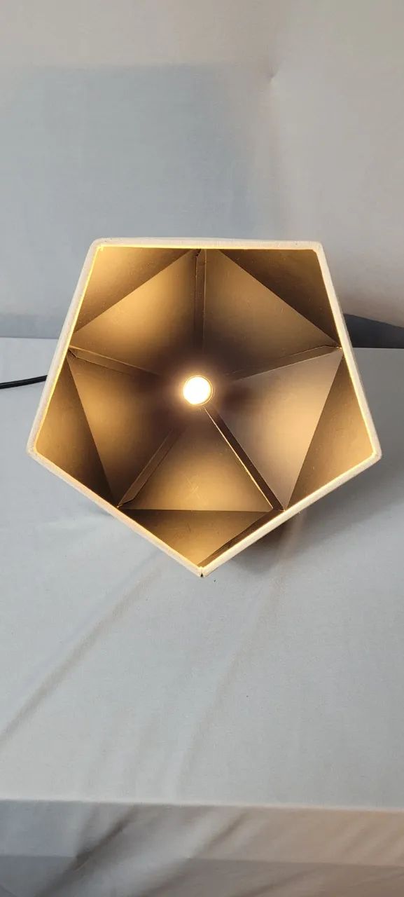 Luminária de tecido, linda, sofisticada e nova! - Foto 5