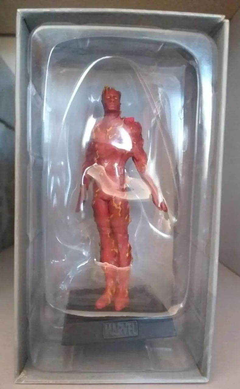 Tocha Humana - Coleção de Miniaturas Marvel Eaglemoss n. 18 - Foto 4
