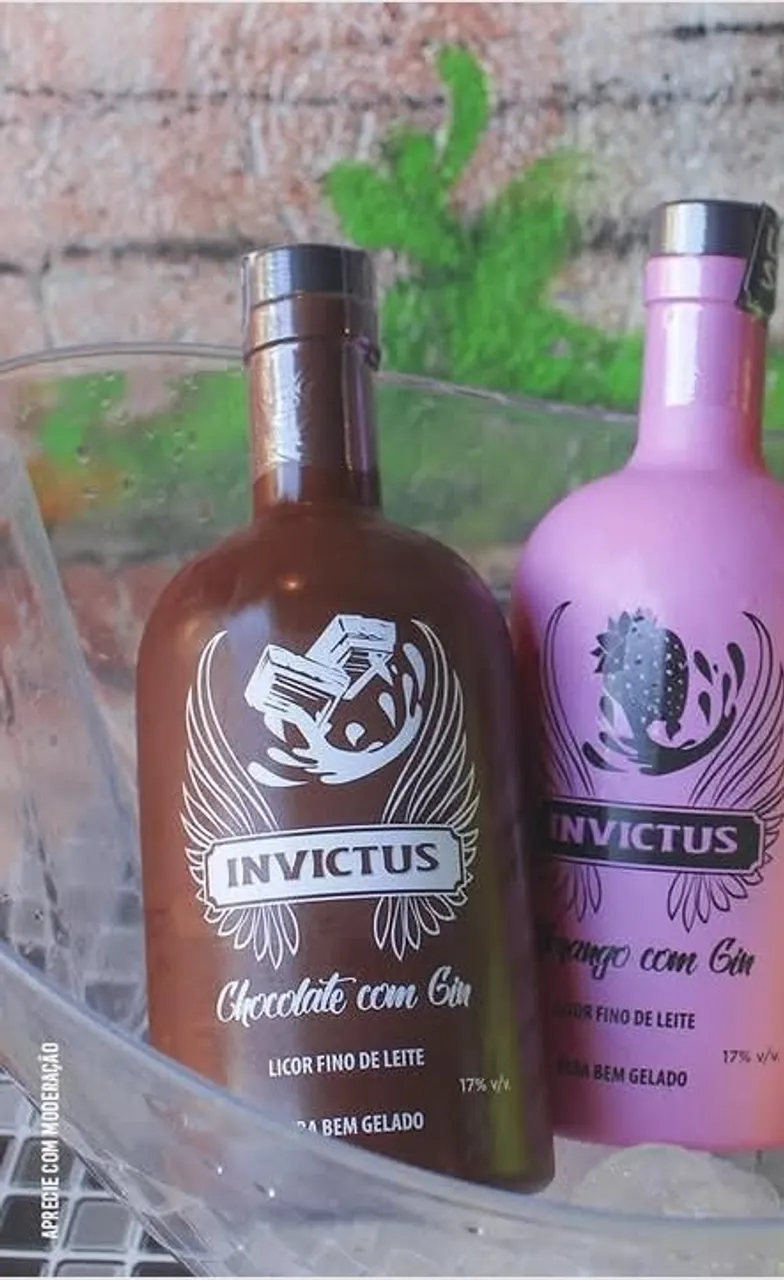 Invictus: Chocolate com Gin e Morango com Gin